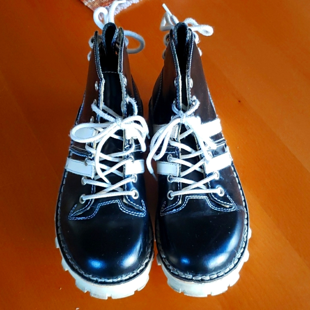 Fly London Striped Ankle Boots